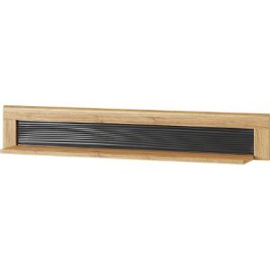 Obrazek Półka 144 Kama 35 dąb camargue/czarny mat