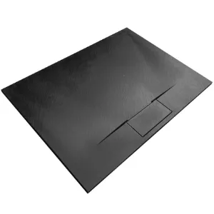 Obrazek Brodzik prostokątny Bazalt Long black 80x100